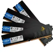 Crucial 4x 8GB 1RX8 PC4-2400T DDR4 2400Mhz 288Pin UDIMM Desktop Memory RAM 4pcs