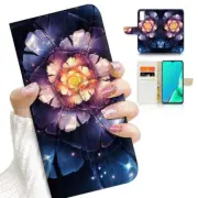 ( For Vivo Y22s ) Wallet Flip Case Cover AJ23031 Cool Flower