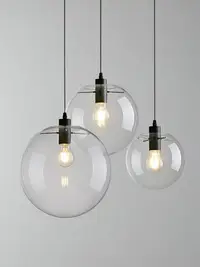 在飛比找松果購物優惠-北歐簡約設計單頭吊燈玻璃球小吊燈個人創意風格 (6.6折)