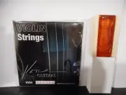KONA 4/4 Violin String Set - w/ Rosin Cake