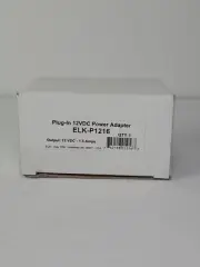 NEW! ELK-P1216 General Purpose Switching Plug-In Power Supply 12 VDC Output