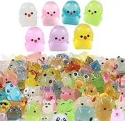 Mini Resin Animals, 200 Pieces, Glow in Dark, Fairy Garden Miniatures with Tiny Ducks