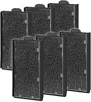DEGGOX Filter Replacement 6 Count Replacement Filter Cartridges for QF-08 QF-09 Aquarium Filter