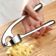 Garlic Press Crusher Ginger Mincer Manual Tool Heavy Cast Aluminum