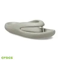 在飛比找momo購物網優惠-【Crocs】中性鞋 麵包人字拖(208437-1LM)