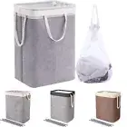 Large Foldable Laundry Basket Hamper Clothes Storage Bag Washing Bin Organiser