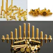 M2-M5 Titanium Plated Gold Socket Countersunk Flat Head Screws Allen Hex Bolts