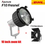 Aputure F10 Fresnel Lens 10” Zoom Kit + Barndoors for LS 600d Pro C300d II 300X