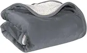 [Generic] Wearable Blanket | Soft Fleece Hooded Throw Shawl | Lightweight Poncho Blanket, Adults Snuggy Blanket for Indoor and Outdoor, Sofa, Bed, Couch