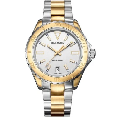 New Balmain Ophrys 38.5mm Two-Tone QTZ Stainless Steel Women's Watch B43323925