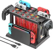 Nintendo Switch Game Organizer & Controller Charger Dock - Kytok Storage Station