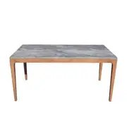 Elaine Grey and Walnut Dining Table