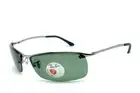 NEW RAY BAN RB 3183 GUNMETAL 004/9A 3P POLARIZED SUNGLASSES SIZE: 63-15-12