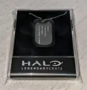 New Sealed Jorge-052 Dog Tag With Case Halo Legendary Crate Lootcrate Chain Tags