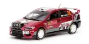 1/43 Vitesse 43421 Mitsubishi Lancer Evo X 2008 Rally Japan #69 Taguchi & Stacey