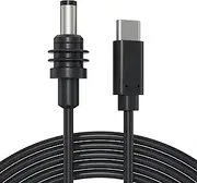 Starlink Mini USB C to DC Power Cable, 100W USB Type C Input to Waterproof Barrel Jack Charging Cord, XICEN 18AWG Satellite Type C to DC Power Extension Cord Replacement for Outdoor (Black-2 M)