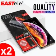 2x iPhone 12 11 Pro XS MAX XR EASTele Tempered Glass Screen Protector For Apple