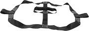 EXAOMBLE 1Pc Motorbike Rear Wheel Fixing Strap Durable Transportation Belt for Secure Motorcycle Transport Easy to Use Wheel Fastening Webbing Strap Black