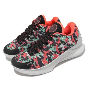 Under Armour 籃球鞋 Curry 1 Low Flotro 男鞋 黑 綠 低筒 緩衝 運動鞋 UA 3025632001