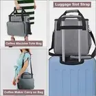 Coffee Maker Travel Bag Multiple Pockets Single Serve Coffee Brewer Case