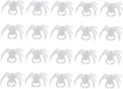 Totority Halloween Spider Ring Halloween Light up Rings Halloween Party Supplies DIY Plaything Spider Prank Toy Halloween Ring Toy Decoration Ring Halloween Party Favors Black Plastic