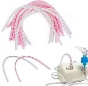 10 Pack Oxygenous Tubing Support Crimp Straightener, Oxygenous Tube Support for Portable Oxygenous Concentrator Oxygenous Hose Nasal Cannula Oxygenous Tube Straightener