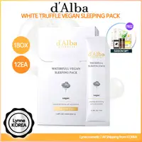 在飛比找蝦皮購物優惠-D'alba Waterfull 純素睡眠面膜 4mlx12