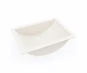 13" x 19" Swanstone Undermount Single Bowl Sink in Bisque
