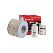Ryco Oil Air Fuel Filter Service Kit for Coaster BB40 Dyna 200 BU100R 300 BU88