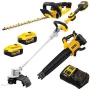 Dewalt DCZ341P2-XE - 18V Brushless 3 Piece Line Trimmer/Hedge Trimmer/Blower Combo Kit (2 x 5.0Ah)