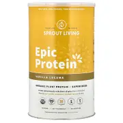 Sprout Living, Epic Protein®, Organic Plant Protein + Superfoods, Vanilla Lucuma, 2 lb (912 g)