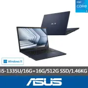 【ASUS 華碩】特仕款 14吋輕薄商務筆電(Expertbook B1408CV/i5-1335U/16G/1TB SSD/W11P)