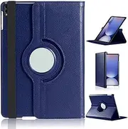 DN Technology Case For Samsung Galaxy Tab S10 Plus / S9 FE+ / S9+ 12.4 inch Multi Angle 360° Rotating Smart Folio Protective Tablet Cover with S Pen Holder (BLUE)
