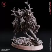 Krampus on Reindeer by Flesh of Gods | D&D | DnD | Print on Demand