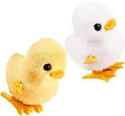 BESPORTBLE 2Pcs Wind Up Animal Cartoon Duck Chicken Fun Engaging for Birthdays and Celebrations for Great
