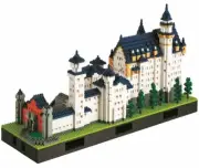 Nanoblock Schloss Neuschwanstein Castle DX DELUXE EDITION Kawada NB-009 JAPAN.