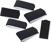 BESPORTBLE 6pcs Snowboard Straps Ski Accessories Sled Fixing Straps Snowboard Belt Accessories Ski Board Fitting Binding Sled Fixator Nylon Black