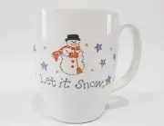 NEW Corelle FROSTY MORN Snowmen 11-oz STONEWRE MUG Christmas Winter Snow Snowman