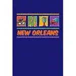 NEW ORLEANS: NEW ORLEANS JOURNAL, LOUISIANA SOUVENIR NOTEBOOK NOTE-TAKING PLANNER BOOK, BIRTHDAY PRESENT, MARDI GRAS GIFTS