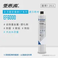 在飛比找森森購物網優惠-愛惠浦 EVERPURE EF6000碳纖活性碳濾芯(DIY