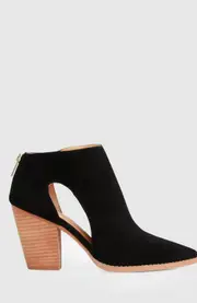 Belle & Bloom Midnight Special Suede Ankle Boot in Black at Nordstrom, Size 9