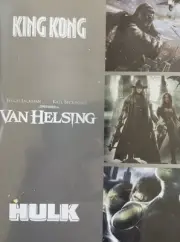 DVD NEW: Hulk + Van Helsing + Hulk - Triple Action/Adventure Monster Fantasy