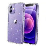 Glitter Case for iPhone 12 Mini, 5.4-Inch, Bling Sparkle Shockproof Clear