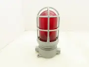 Appleton VCU-1 Guarded Red Globe Fixture 1/2" NPT Inlet And Outlet