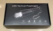 Super Bright LED Flashlight XHP70 Tactical USB Rechargeable Zoom Torch Light