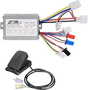 YC Yier 36V 500W Brush Motor Speed Controller + Throttle Foot Pedal DIY for Electric Bike Bicycle Scooter ATV Quad Go Kart Buggy E Bike Dirt Bike Razor Mini Bike Drift Trike
