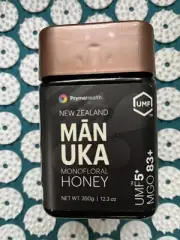 PRYME Health New Zealand Certified MANUKA Honey UMF 5+ MGO 83+ 12.3 OZ Sealed!