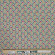 Quilting Patchwork Fabric TILDA Cotton Beach Flower Honey 50x55cm FQ
