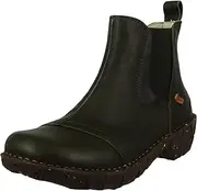 [El Naturalista] YGGDRASIL Women's Ankle Boots, Loose Insole, Green Forest, 7 US