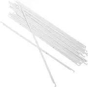NUOBESTY Document Organizer Set 25pcs Metal Hanging File Bars Document Tray Filing Bars for Office